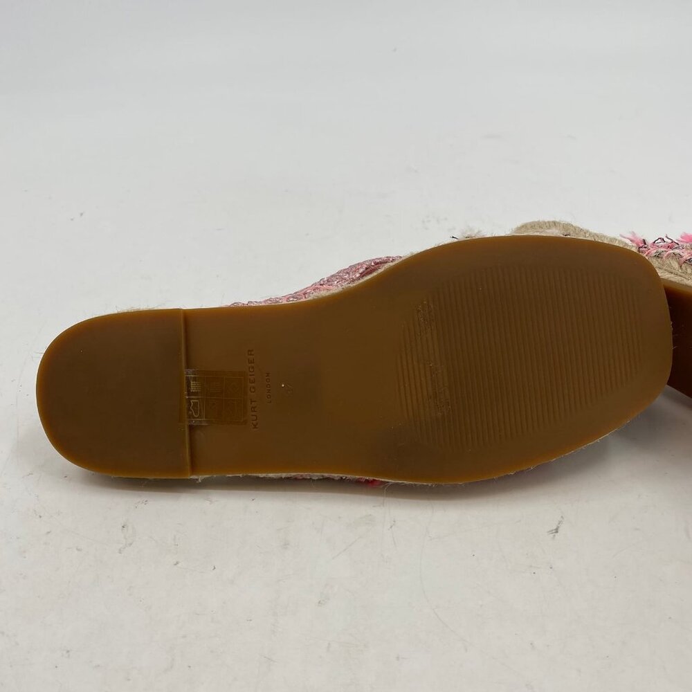 Kurt Geiger Pink Almond Toe Synthetic Sandals | Size 7 - Picture 5 of 6